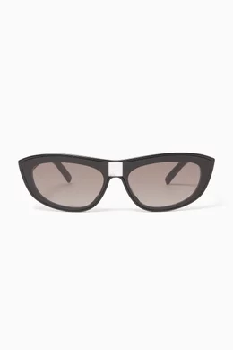 Shop Givenchy Black Cat-eye Sunglasses in Acetate for WOMEN | Ounass Kuwait