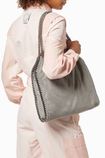 hover state of Small Falabella Tote Bag in Shaggy Deer  
