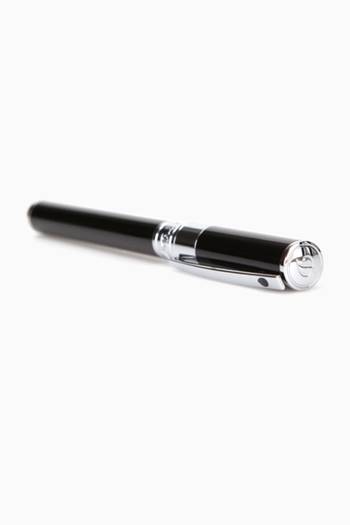 hover state of D-Initial Chrome-Finish Rollerball Pen   