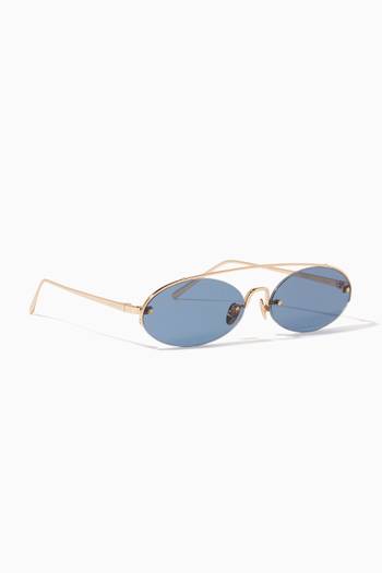 hover state of Duchamp Oval Sunglasses   