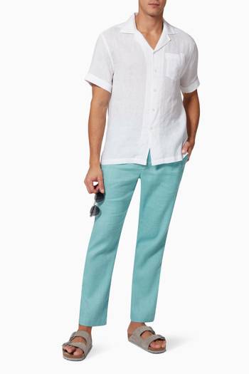 hover state of Oscar Chinos in Linen   