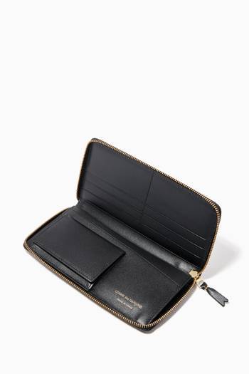 hover state of Huge Logo Long Wallet in Leather   