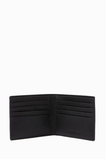 hover state of EA Stamp Bifold Wallet in Eco Leather