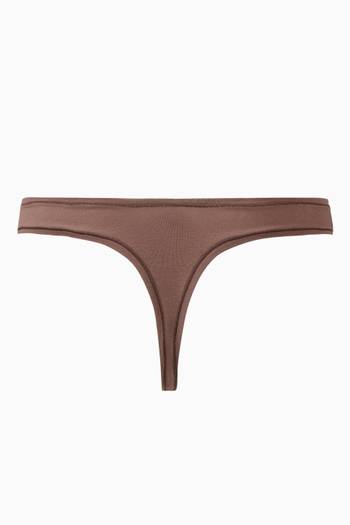 hover state of Cotton Jersey Dipped Thong