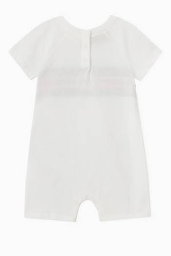 hover state of Interlocking G Baby One-piece in Cotton    