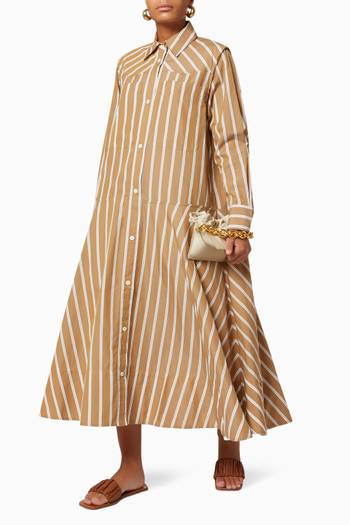 hover state of Calvin Shirtdress in Cotton   