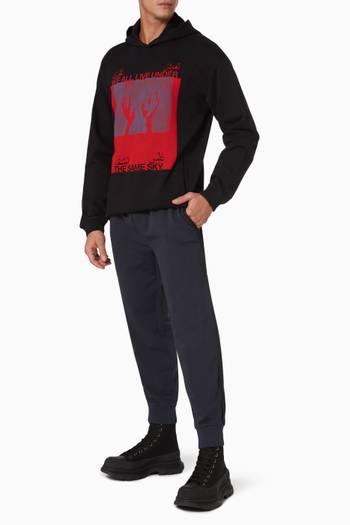 hover state of Hada Joggers in Cotton Fleece 