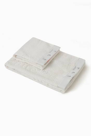 hover state of Logo Towel Set in Cotton Terry   