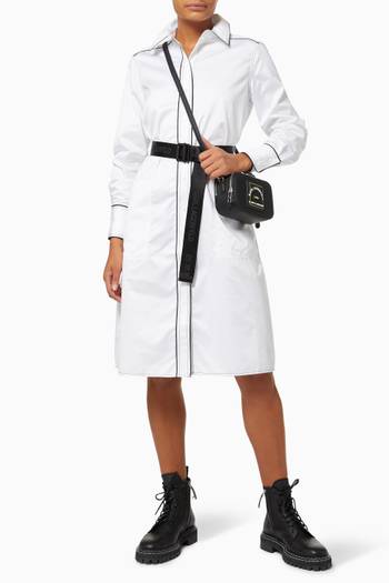 hover state of Pipe Lined Shirt Dress   
