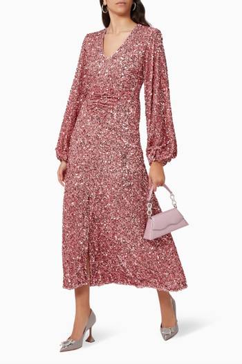hover state of Sirin Dress in Sequin   
