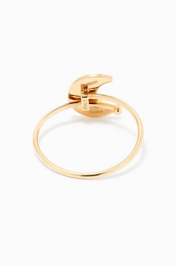 hover state of Ara Resizable Ring in 18kt Yellow Gold  