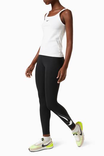 hover state of Dri-Fit Swoosh Run Mid-rise 7/8 Tights in Jersey 