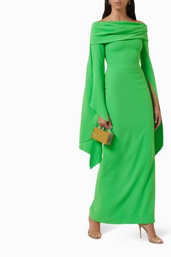 hover state of Arden Maxi Dress in Crepe