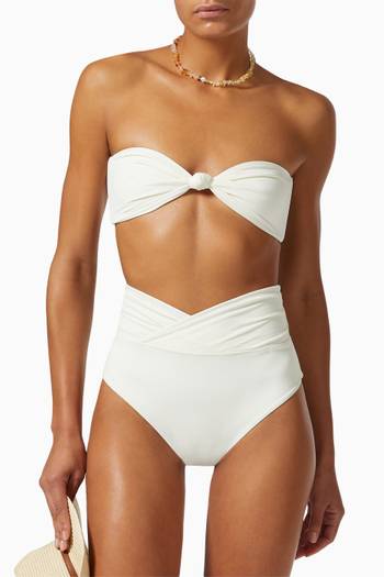 hover state of Kelly High Waist Bikini Bottoms in ECONYL®
