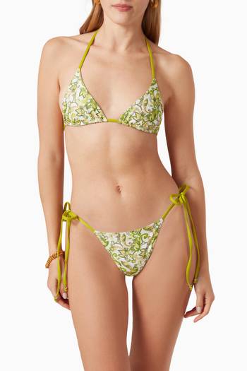 hover state of Jade Bikini Top in ECONYL®