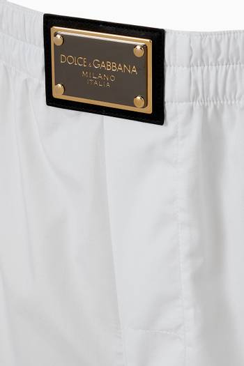 hover state of Logo Boxer Shorts in Cotton Poplin