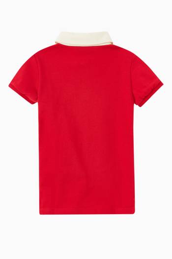 hover state of Interlocking G Polo T-shirt in Cotton       