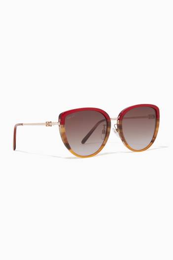 hover state of D-Shape Sunglasses in Acetate   