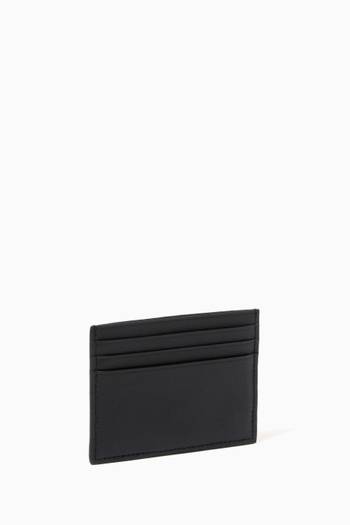 hover state of Logo Cardholder in Faux Leather 