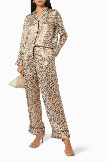 hover state of Yasleona Animal Print Trouser