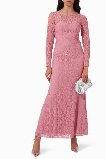 hover state of Yasrosina Maxi Dress in Lace 