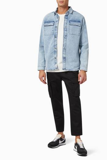 hover state of Overshirt in Denim