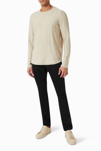 hover state of Knitted Pullover in Cotton  
