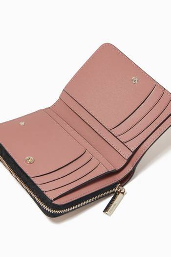 hover state of Spencer Small Compact Wallet in Leather   