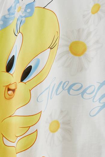 hover state of Maxi Tweety T-shirt in Cotton Jersey 