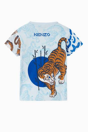hover state of Tiger T-Shirt in Cotton  