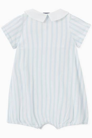 hover state of Striped Romper in Cotton  