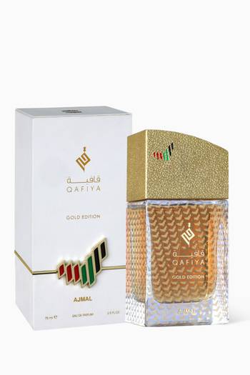 hover state of Qafiya Gold Edition Eau De Parfum, 75ml   
