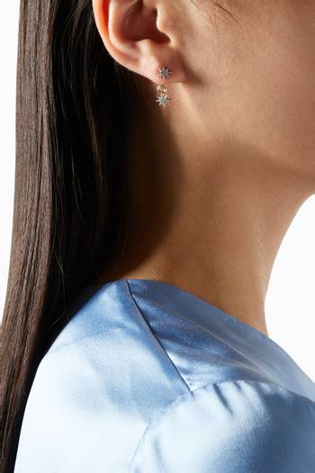 hover state of Superstar Stud Earrings in 18kt Vermeil   