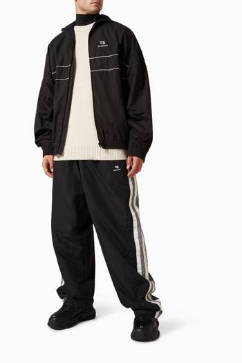 hover state of Logo Tracksuit Jacket in Recycled Nylon      
