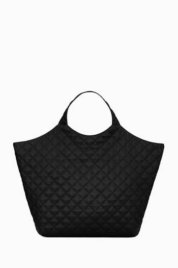 hover state of ICARE Maxi Shopping Bag in Quilted Lambskin