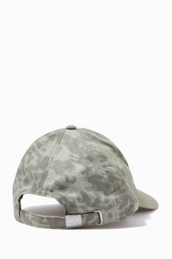 hover state of Leaf Pattern Camo Print Cap 