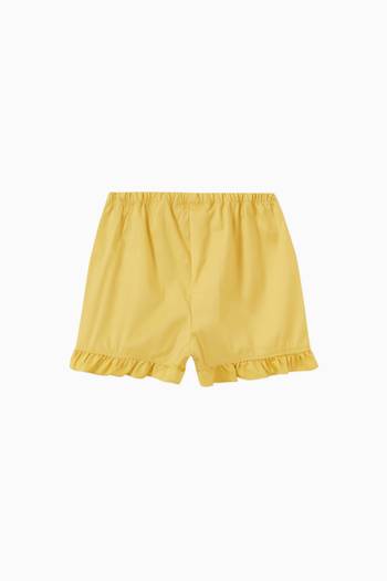 hover state of Frill Trim Shorts in Cotton