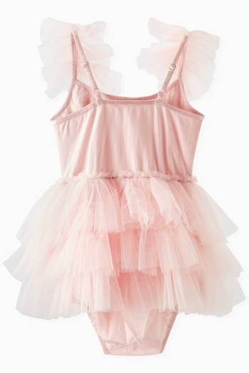 hover state of Bebe Luella Tutu Dress in Cotton & Tulle  