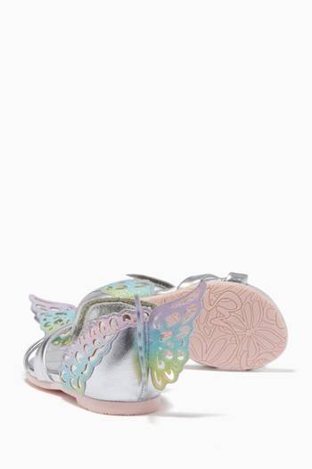 hover state of Rainbow Wings Evangeline Sandals in Leather