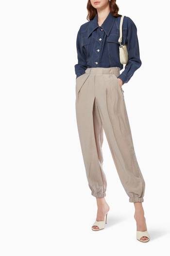hover state of Pleated Pants in Tencel 