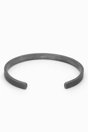 hover state of Hallmark Bangle in Ruthenium-plated Sterling Silver  