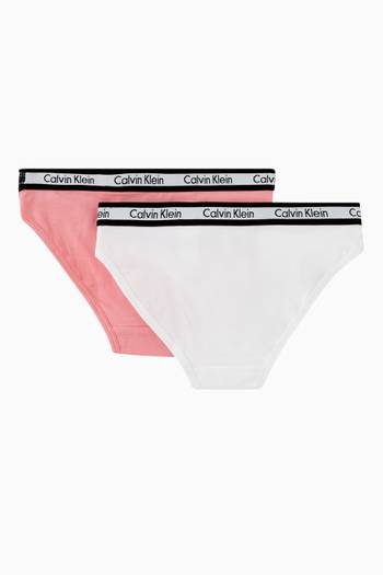 hover state of 2-Pack Logo Bikini Briefs in Stretch Cotton Jersey
