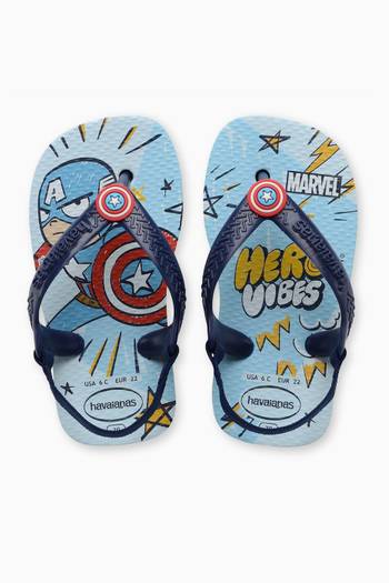 hover state of Marvel Flip Flops 