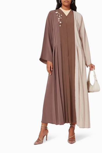hover state of Button Long Sleeve Abaya  