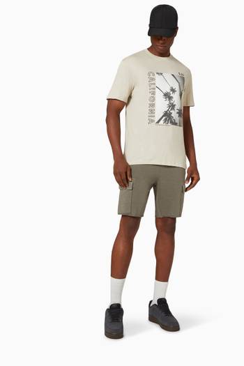 hover state of Sweat Cargo Shorts in Cotton   