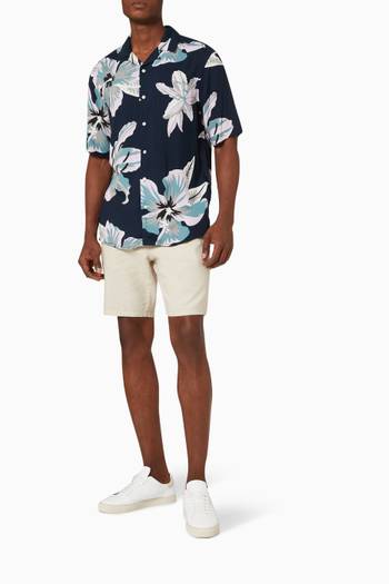 hover state of Shorts in Cotton & Linen 