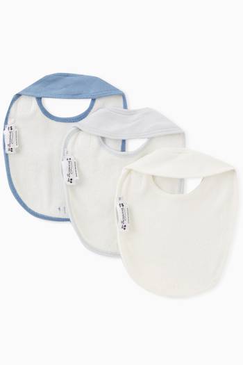 hover state of Plain Bibs, Set of Three  