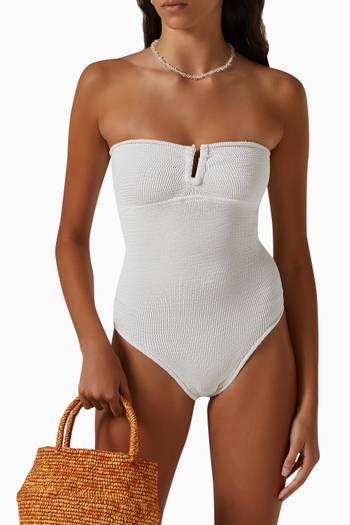 hover state of La Sciura One-piece Swimsuit in Stretch Crinkle Nylon 