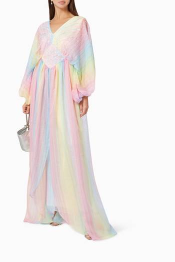 hover state of Rainbow Maxi Dress 