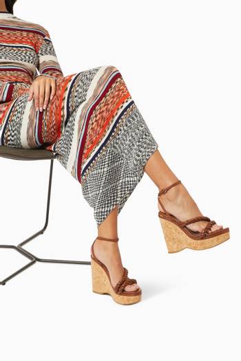 hover state of Diosa Wedge 130 Sandals in Nappa